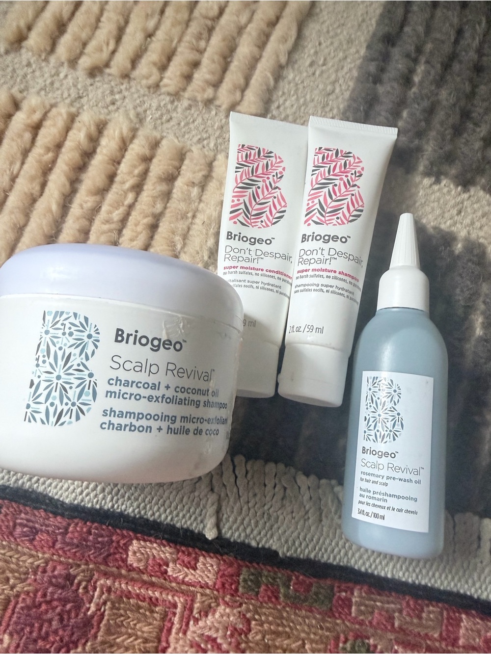 Briogeo Scalp Care & Hair Repair Bundle – Scalp Revival + Rosemary Oil + DDR!